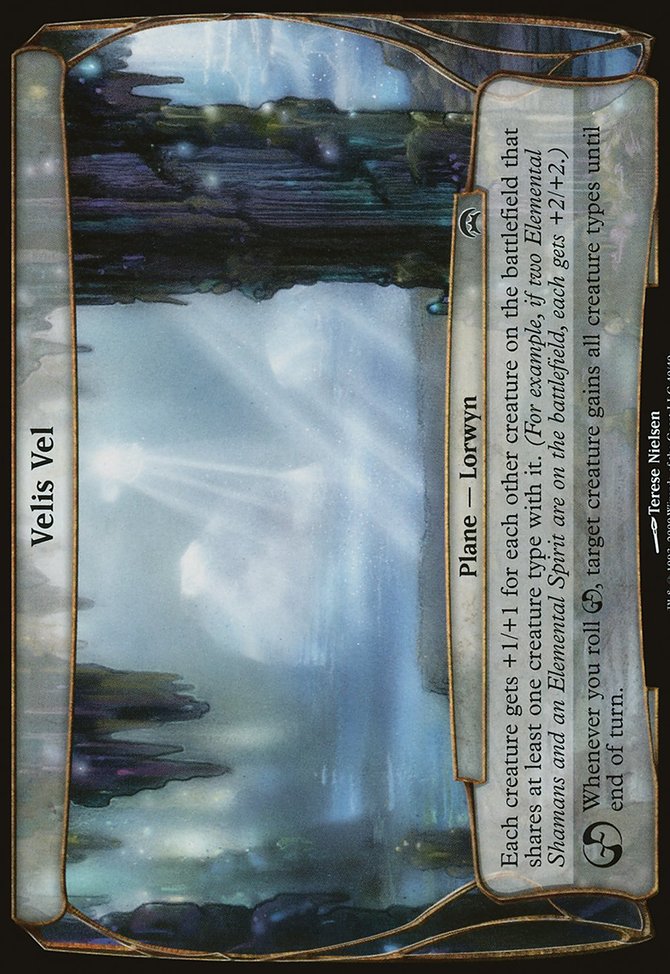 Velis Vel, Planechase Planes #40, Magic: The Gathering card