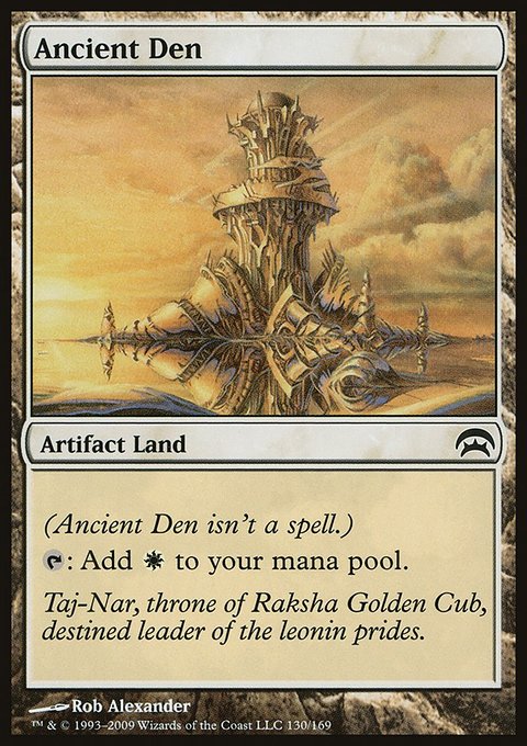 Ancient Den, Planechase #130, Magic: The Gathering card
