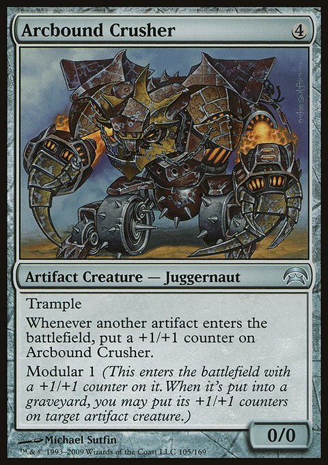 Arcbound Crusher, Planechase #105, Magic: The Gathering card