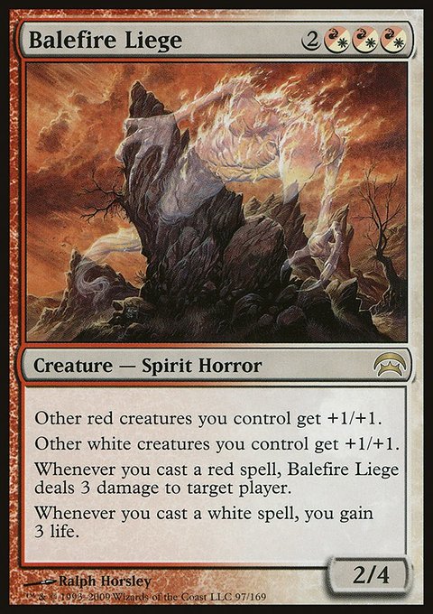 Balefire Liege, Planechase #97, Magic: The Gathering card