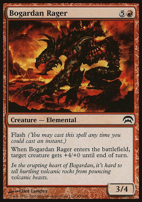 Bogardan Rager, Planechase #49, Magic: The Gathering card
