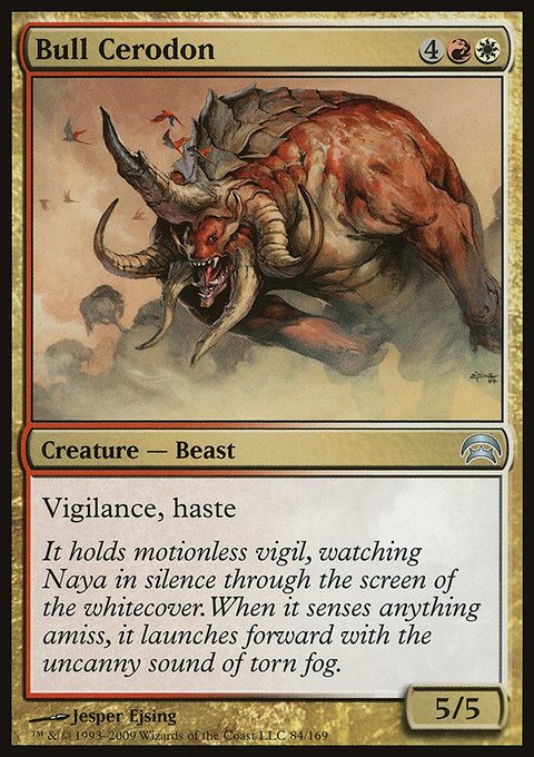 Bull Cerodon, Planechase #84, Magic: The Gathering card