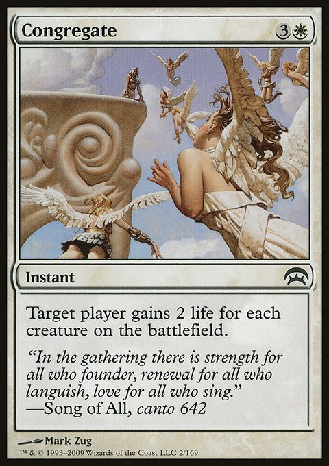 Congregate, Planechase #2, Magic: The Gathering card