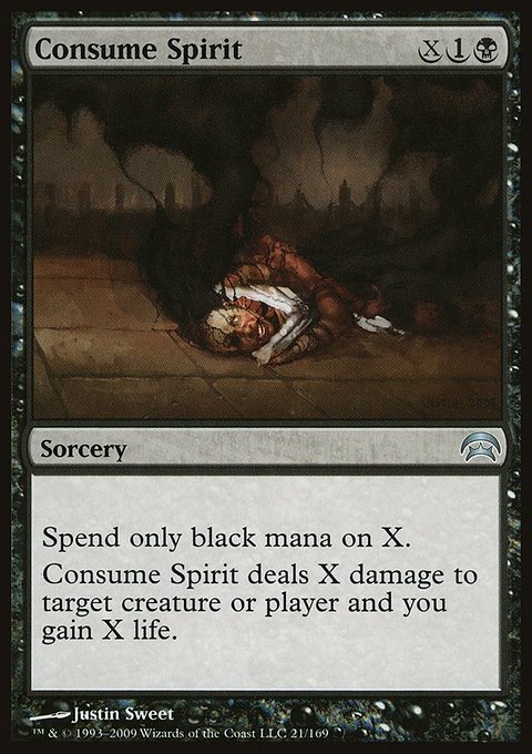 Consume Spirit, Planechase #21, Magic: The Gathering card