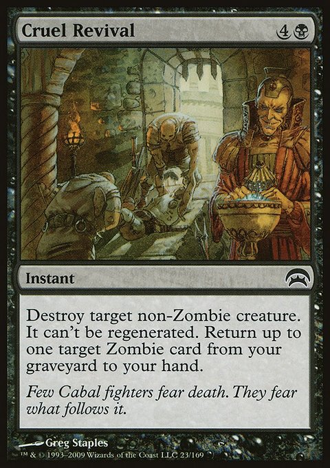 Cruel Revival, Planechase #23, Magic: The Gathering card
