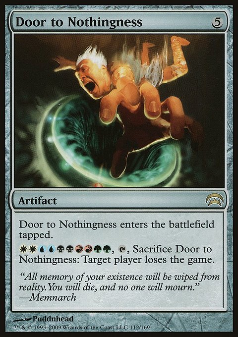 Door to Nothingness, Planechase #112, Magic: The Gathering card