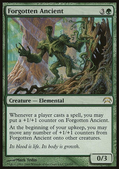 Forgotten Ancient, Planechase #73, Magic: The Gathering card