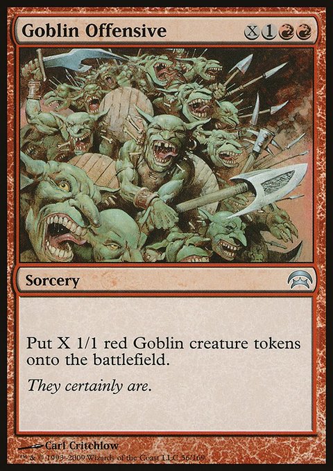 Goblin Offensive, Planechase #56, Magic: The Gathering card