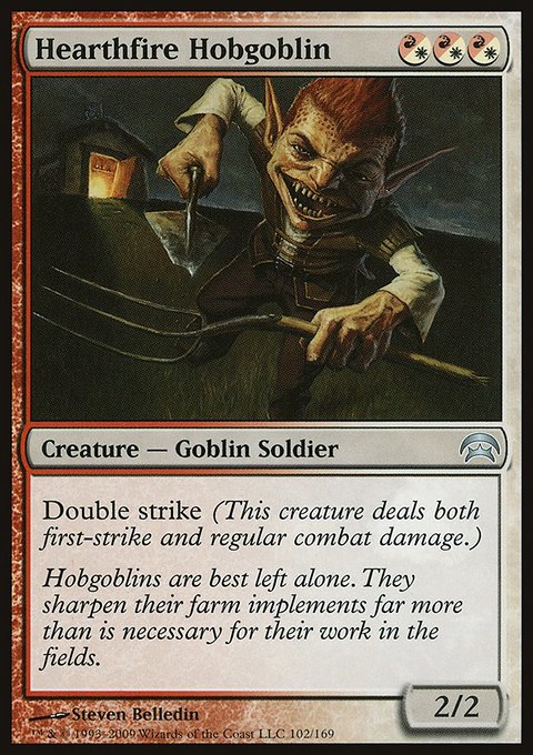 Hearthfire Hobgoblin, Planechase #102, Magic: The Gathering card