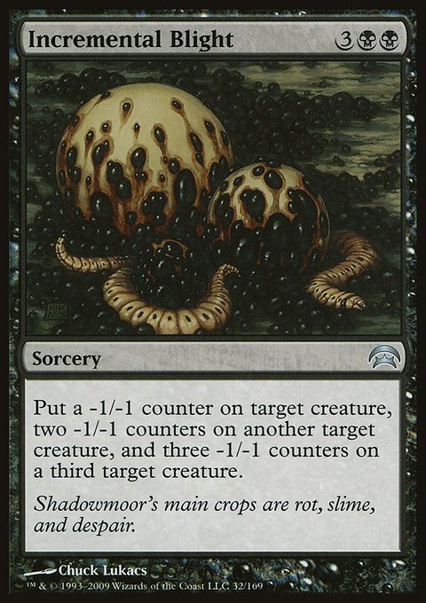 Incremental Blight, Planechase #32, Magic: The Gathering card