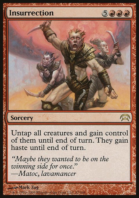 Insurrection, Planechase #57, Magic: The Gathering card