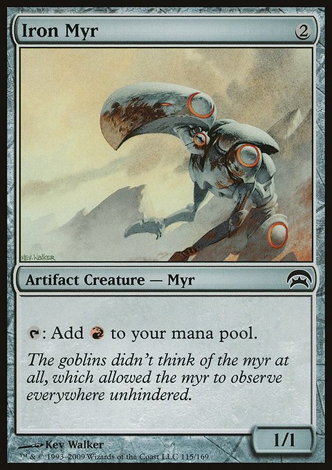 Iron Myr, Planechase #115, Magic: The Gathering card