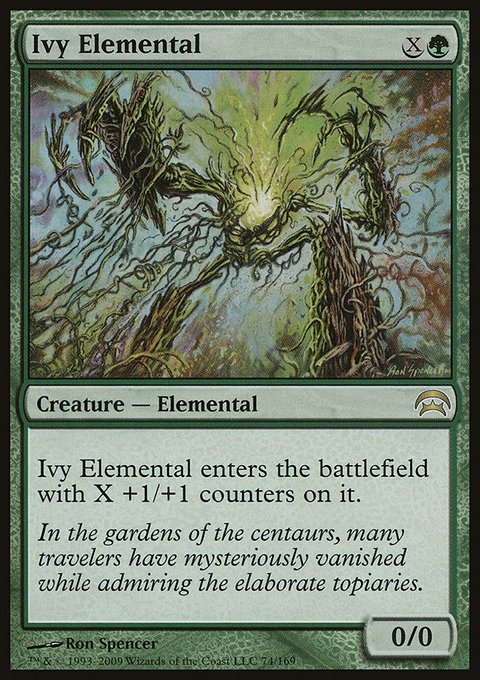 Ivy Elemental, Planechase #74, Magic: The Gathering card