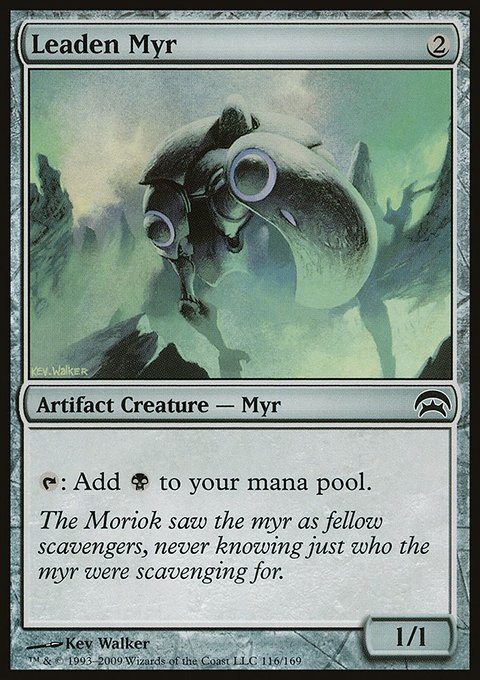 Leaden Myr, Planechase #116, Magic: The Gathering card