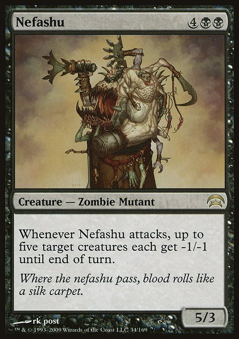 Nefashu, Planechase #34, Magic: The Gathering card