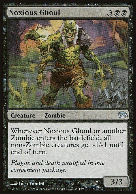 Noxious Ghoul, Planechase #35, Magic: The Gathering card