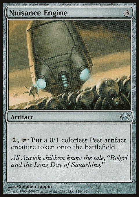 Nuisance Engine, Planechase #121, Magic: The Gathering card