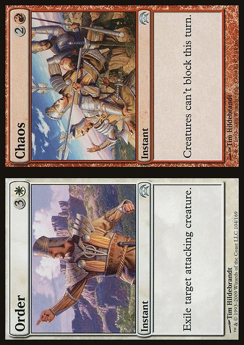 Order // Chaos, Planechase #104, Magic: The Gathering card