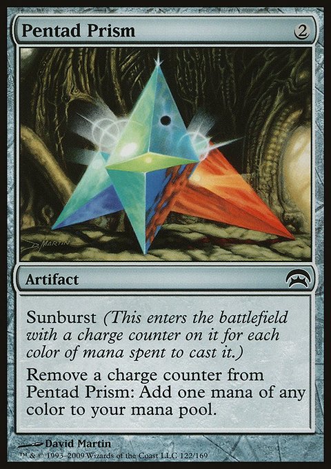 Pentad Prism, Planechase #122, Magic: The Gathering card