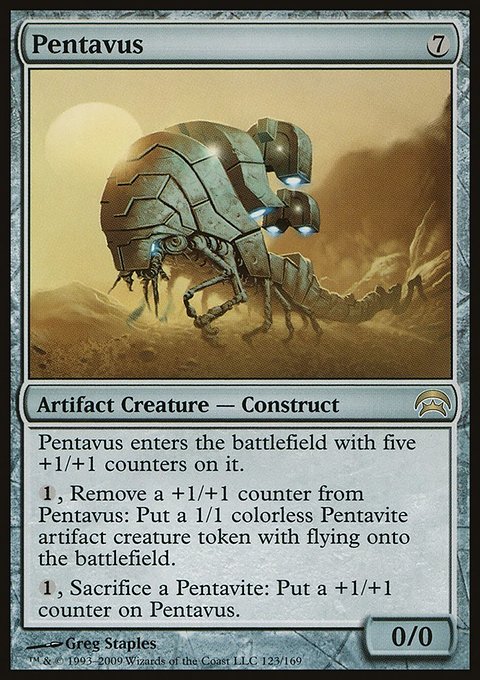 Pentavus, Planechase #123, Magic: The Gathering card