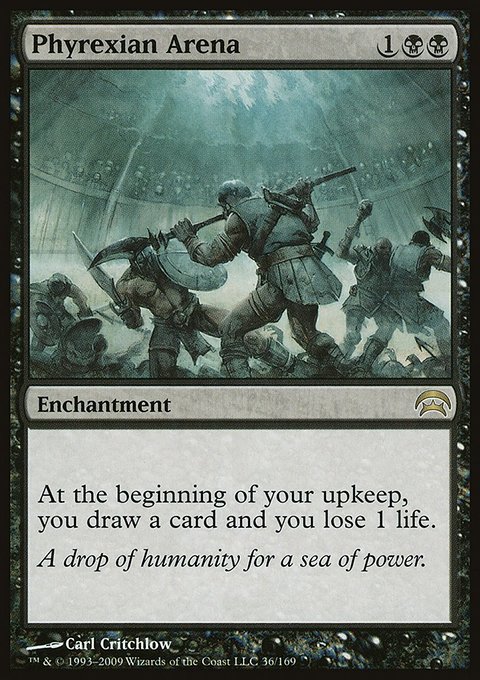 Phyrexian Arena, Planechase #36, Magic: The Gathering card