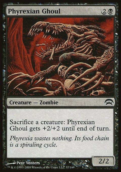 Phyrexian Ghoul, Planechase #37, Magic: The Gathering card