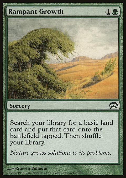 Rampant Growth, Planechase #76, Magic: The Gathering card