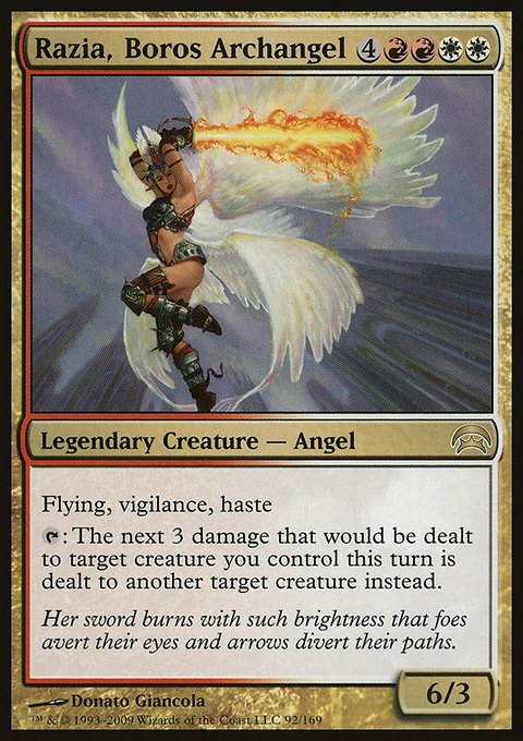 Razia, Boros Archangel, Planechase #92, Magic: The Gathering card