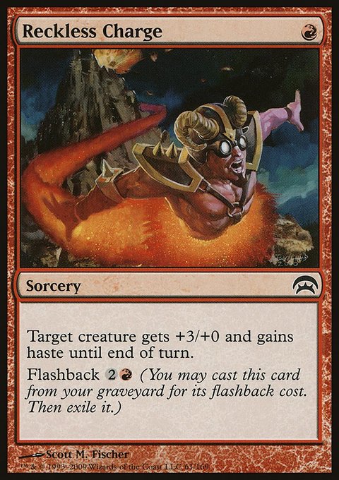 Reckless Charge, Planechase #61, Magic: The Gathering card
