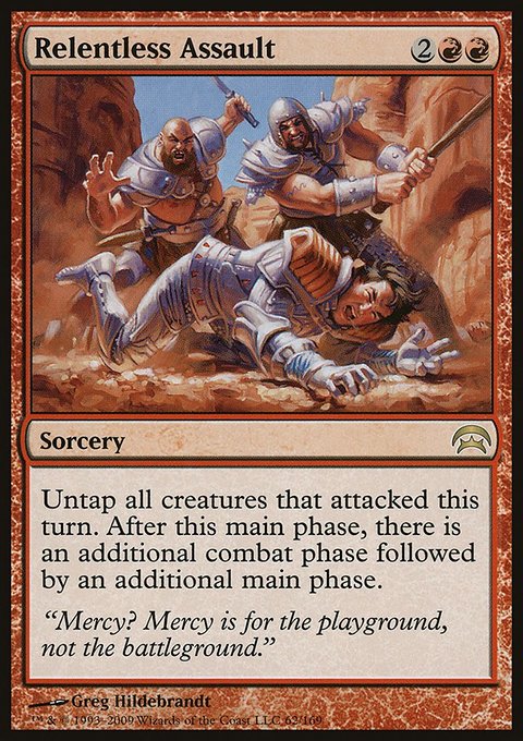 Relentless Assault, Planechase #62, Magic: The Gathering card