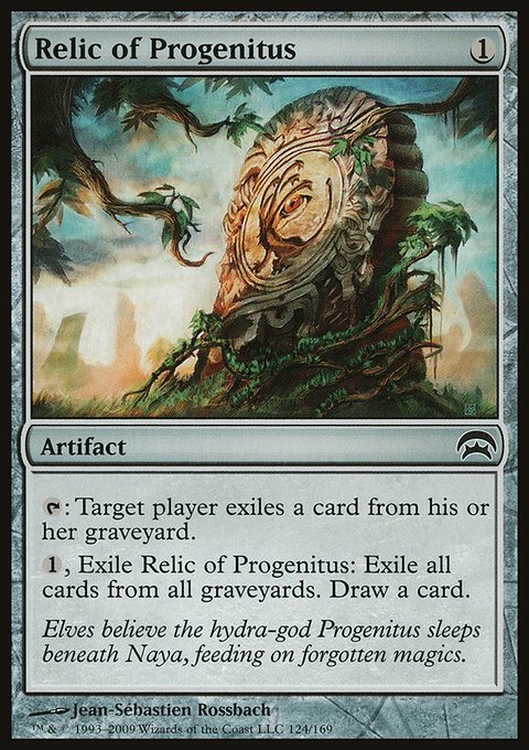 Relic of Progenitus, Planechase #124, Magic: The Gathering card