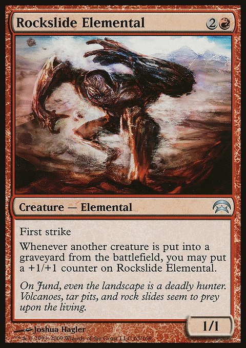 Rockslide Elemental, Planechase #63, Magic: The Gathering card