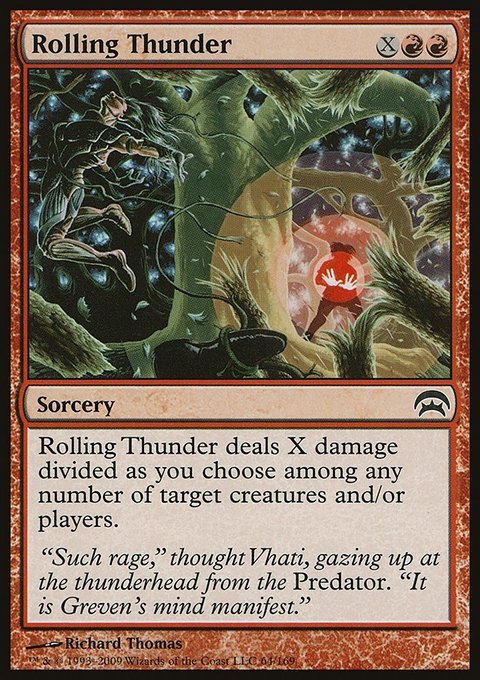 Rolling Thunder, Planechase #64, Magic: The Gathering card