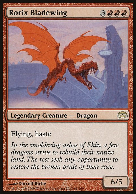 Rorix Bladewing, Planechase #65, Magic: The Gathering card