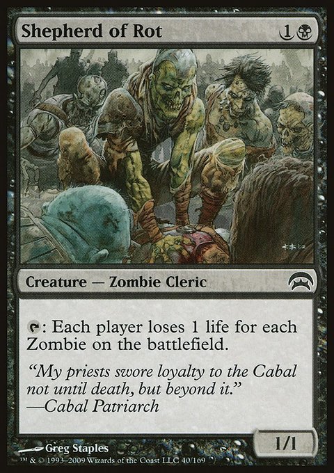 Shepherd of Rot, Planechase #40, Magic: The Gathering card