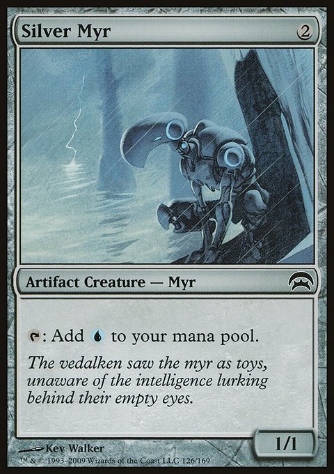 Silver Myr, Planechase #126, Magic: The Gathering card