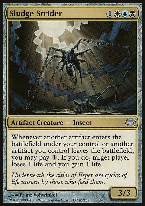 Sludge Strider, Planechase #95, Magic: The Gathering card