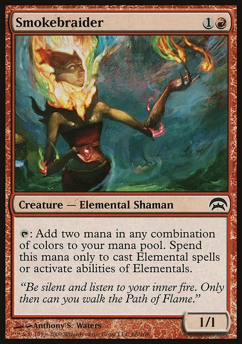 Smokebraider, Planechase #66, Magic: The Gathering card