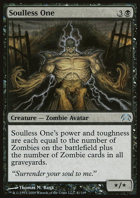 Soulless One, Planechase #41, Magic: The Gathering card