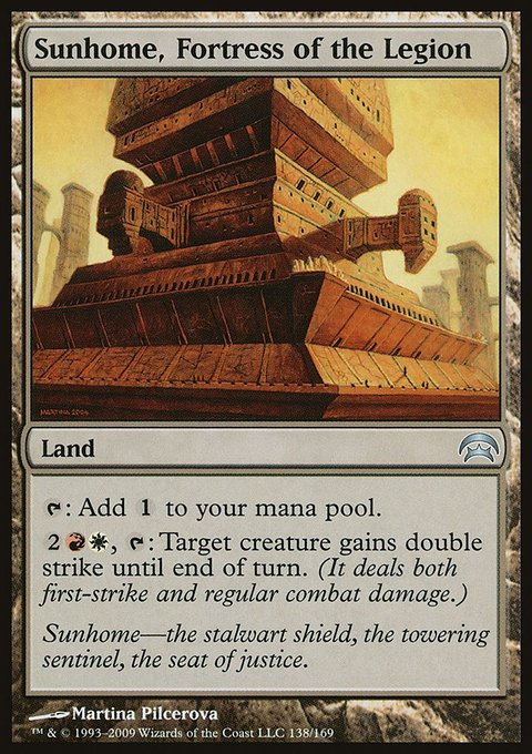 Sunhome, Fortress of the Legion, Planechase #138, Magic: The Gathering card