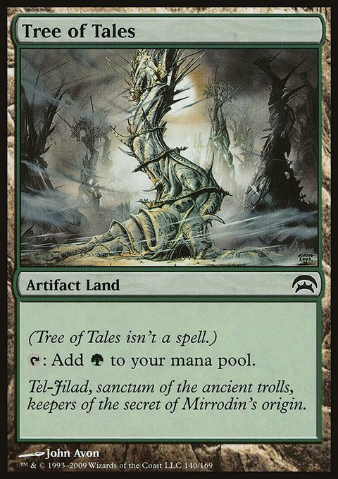Tree of Tales, Planechase #140, Magic: The Gathering card