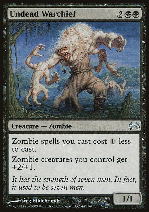 Undead Warchief, Planechase #44, Magic: The Gathering card