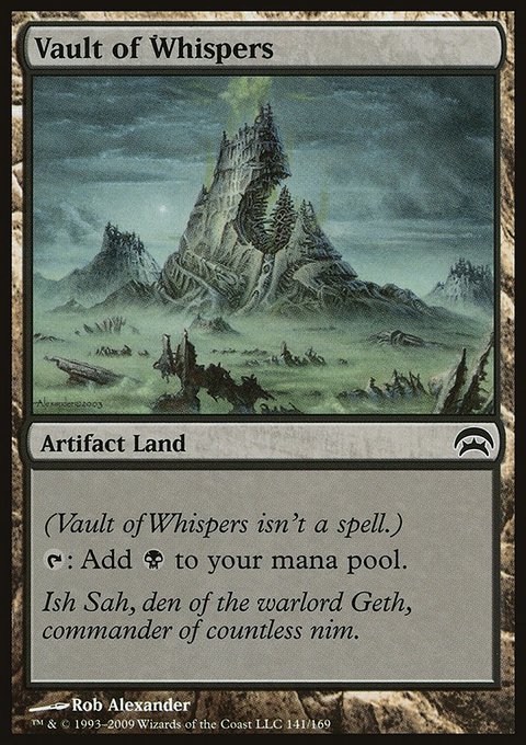 Vault of Whispers, Planechase #141, Magic: The Gathering card