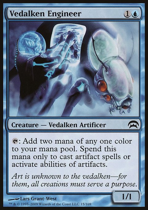 Vedalken Engineer, Planechase #15, Magic: The Gathering card