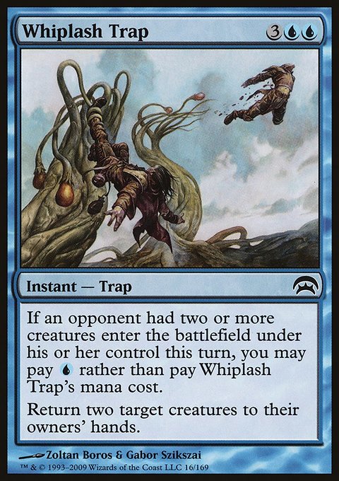 Whiplash Trap, Planechase #16, Magic: The Gathering card