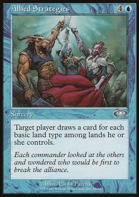 Allied Strategies, Planeshift #20, Magic: The Gathering card
