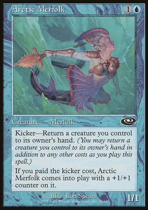 Arctic Merfolk, Planeshift #21, Magic: The Gathering card
