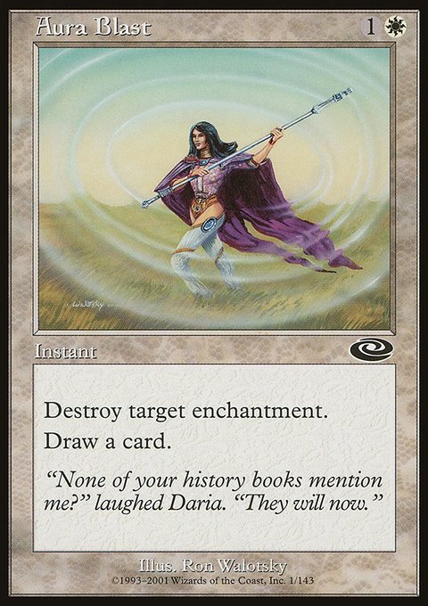 Aura Blast, Planeshift #1, Magic: The Gathering card