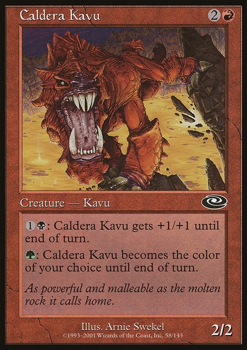 Caldera Kavu, Planeshift #58, Magic: The Gathering card