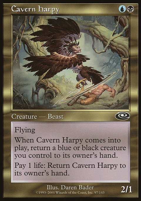 Cavern Harpy, Planeshift #97, Magic: The Gathering card
